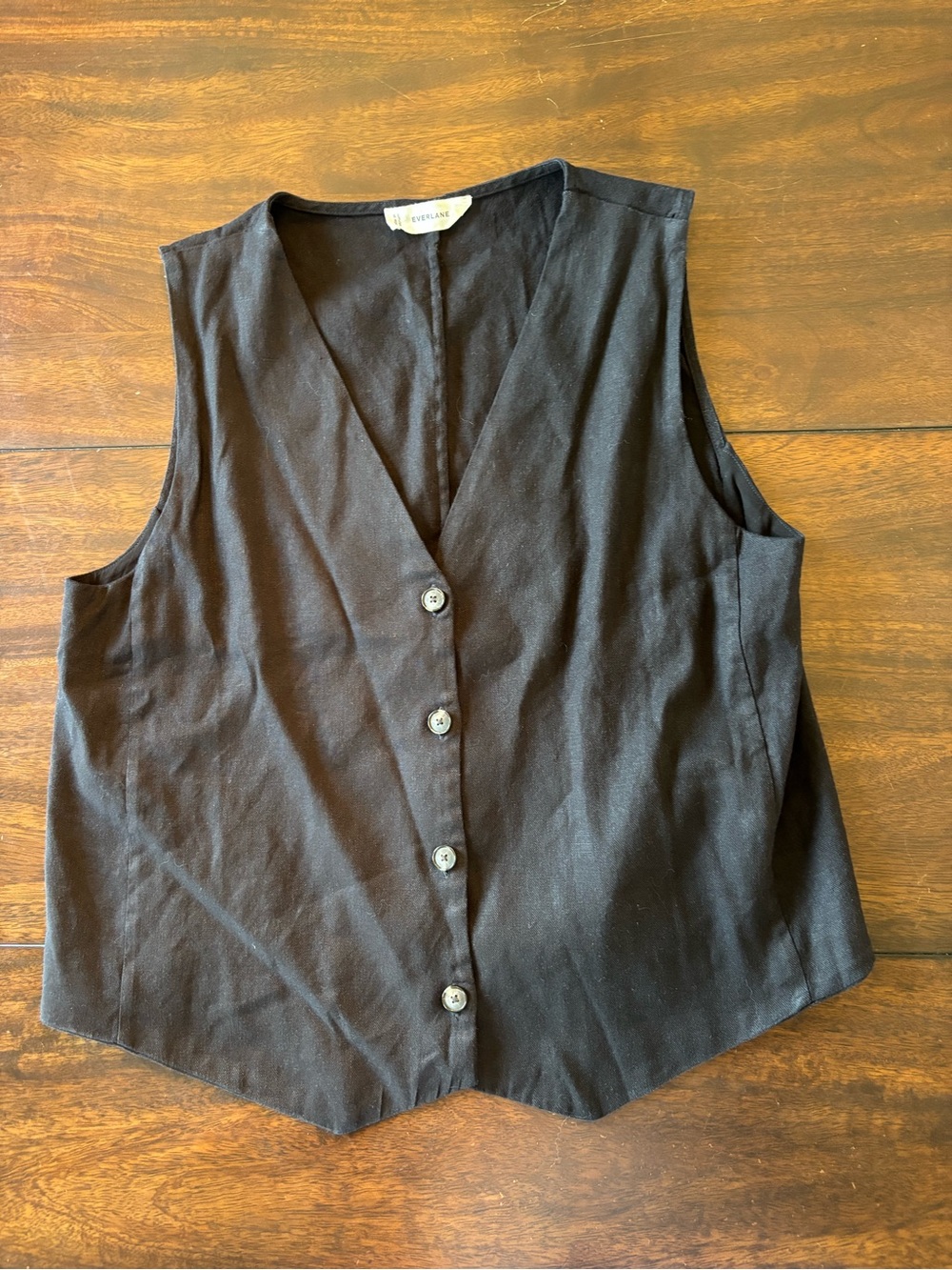 Everlane Linen Vest and Shorts Set